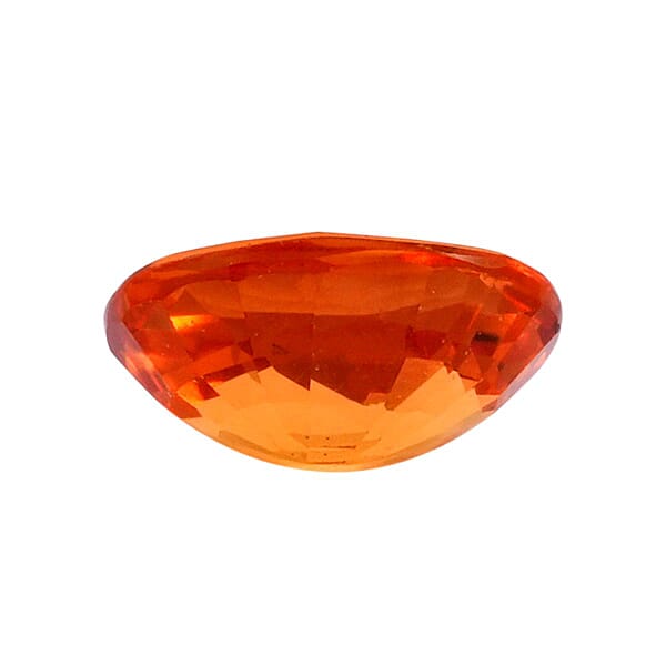 Shop Lc AAAA Sunset Sapphire (Oval 8x6 Mm) 1.40 Ctw