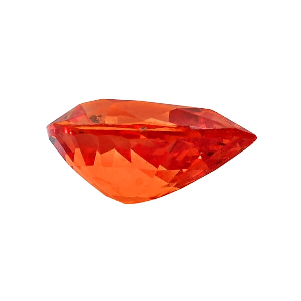Shop Lc AAAA Sunset Sapphire (Pear 8x6 Mm) 1.25 Ctw