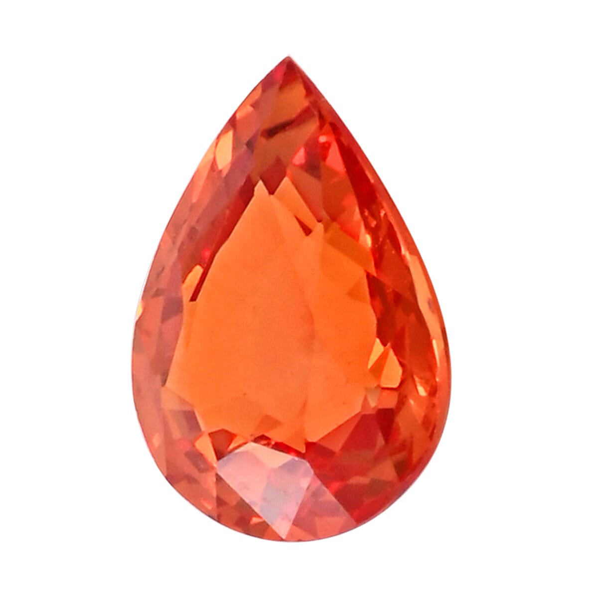 shop lc AAAA Sunset Sapphire (Pear 8x6 mm) 1.25 ctw
