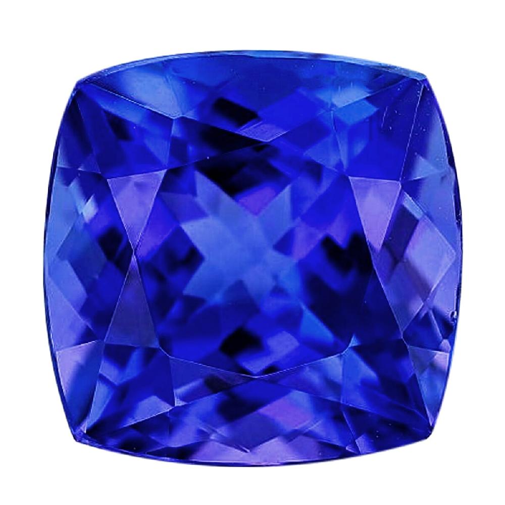 shop lc AAAA Tanzanite (Cush 7.5x7.5 mm) 1.60 ctw