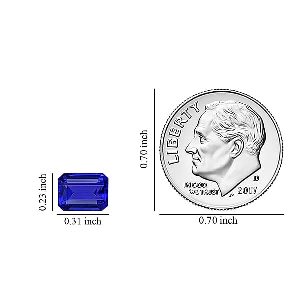 Shop Lc AAAA Tanzanite (Oct 8x6 Mm) 1.60 Ctw