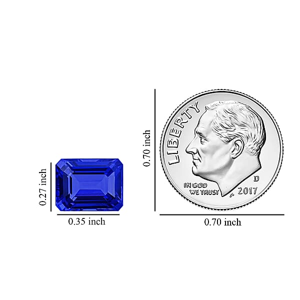 Shop Lc AAAA Tanzanite (Oct 9x7 Mm) 2.50 Ctw