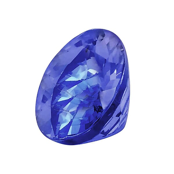 Shop Lc AAAA Tanzanite Set Of 2 (Ovl 7x5 Mm) 1.50ctw
