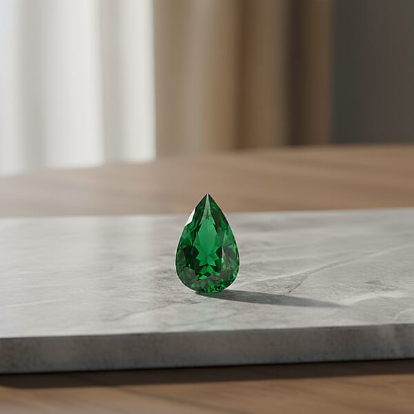 Shop Lc AAAA Tsavorite Garnet (Pear 7x5 Mm) 0.70 Ctw