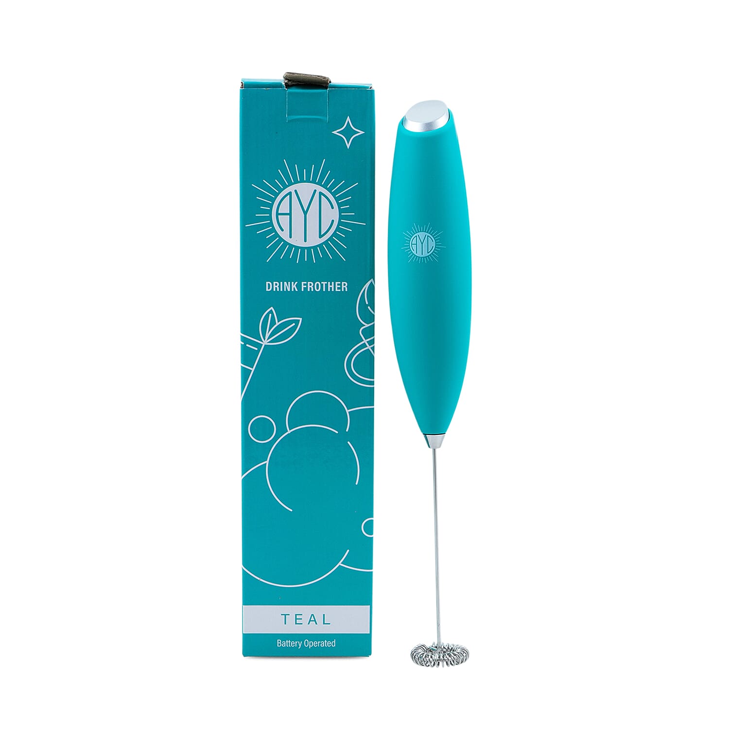 shop lc About Your Collagen Electric Frother - Teal