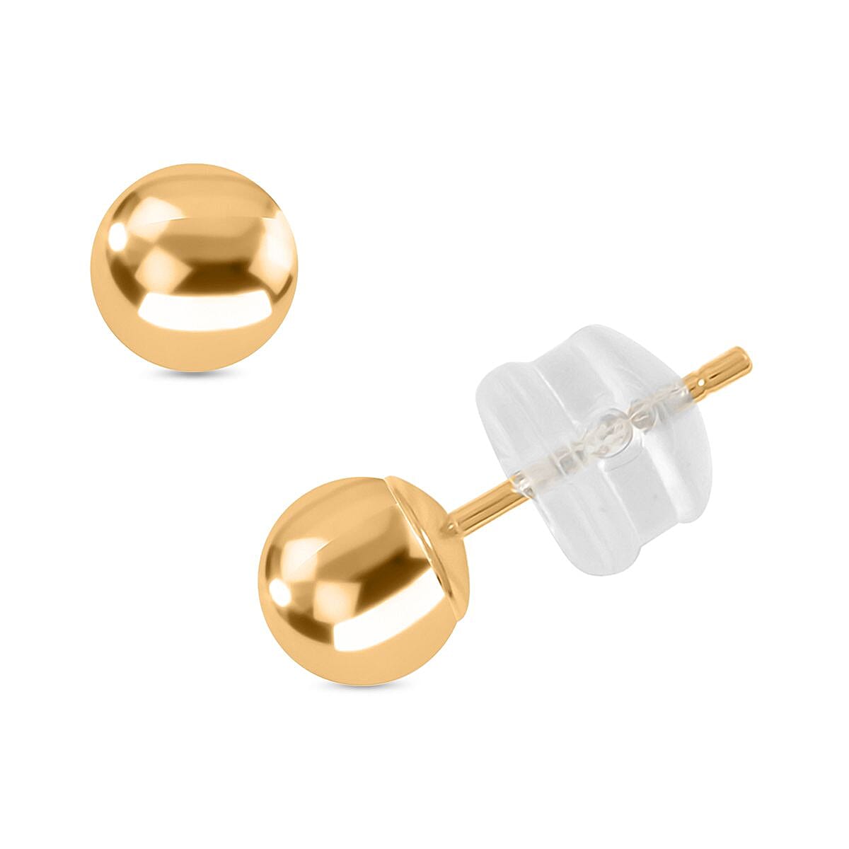 shop lc Ball Stud 3mm Earrings in 14K Yellow Gold