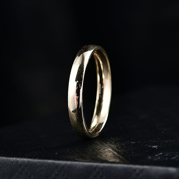 Shop Lc Band Ring In 10K Yellow Gold