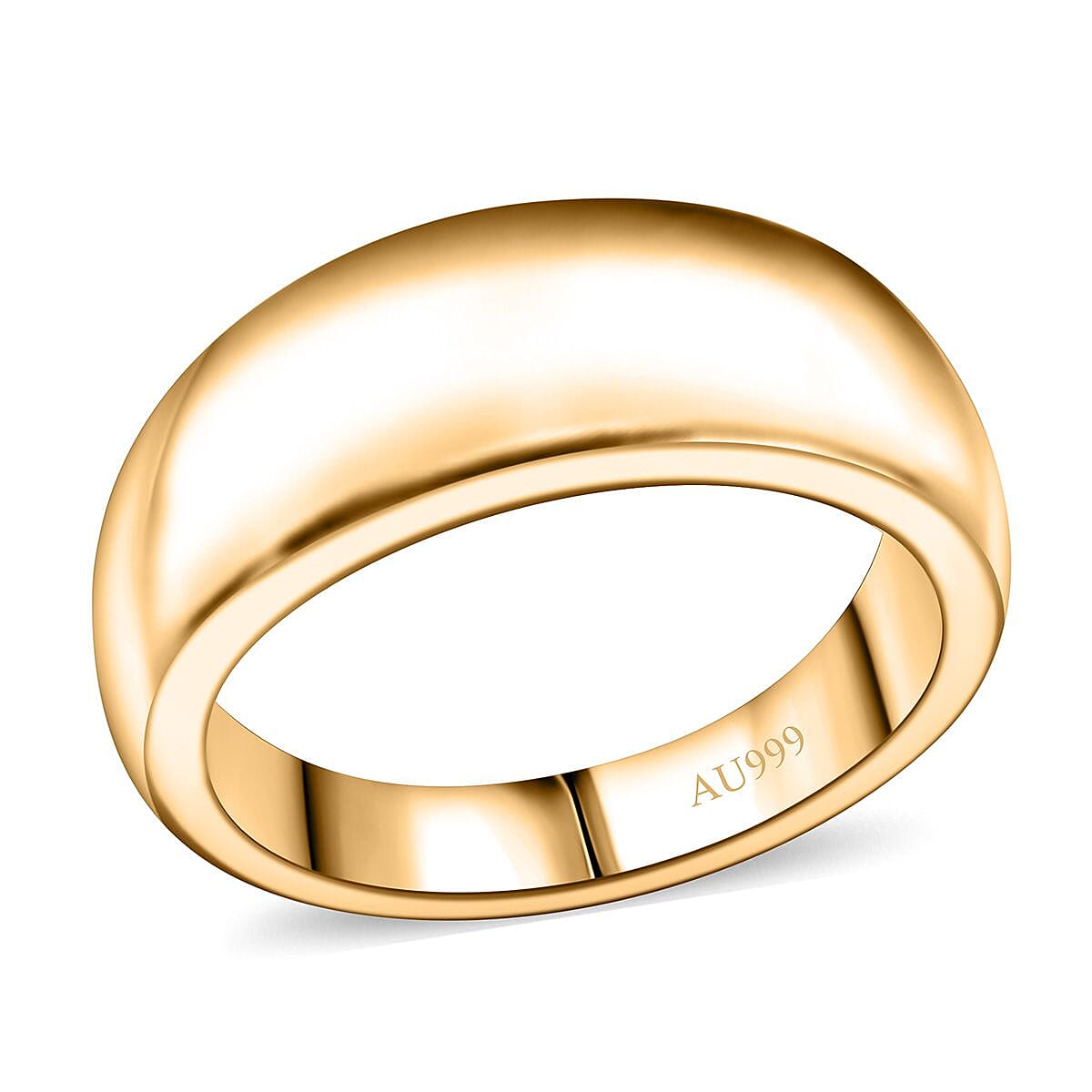 shop lc Band Ring in 24K Yellow Gold 1.48 Grams
