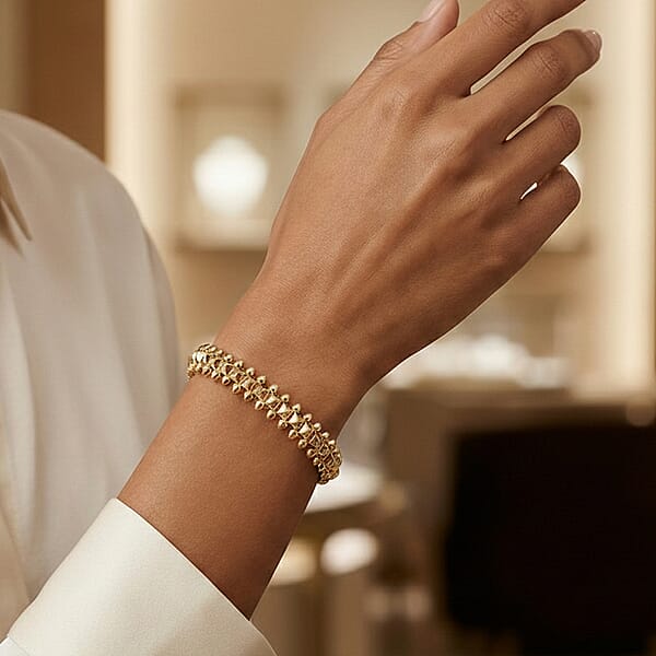 Shop Lc Bangle Bracelet In Goldtone (7.50 In)