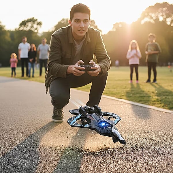 Shop Lc Blue Remote Control Foam Airplane Toy