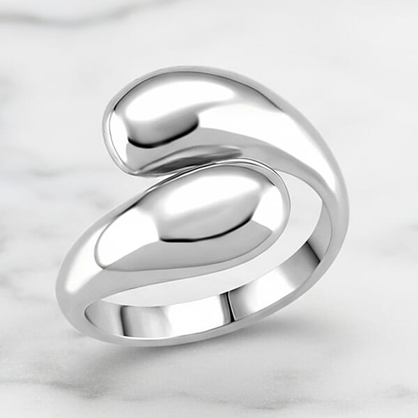 Shop Lc Bypass Ring In Stainless Steel