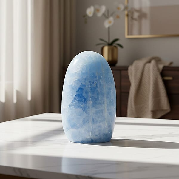 Shop Lc Calcite Blue Freeform -Small 1328ctw