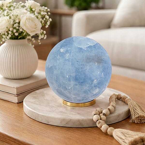 Shop Lc Calcite Blue Sphere (Ball) -Small 947ctw