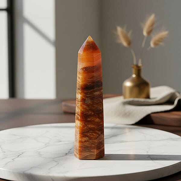 Shop Lc Calcite Brown Prism -Large 573ctw