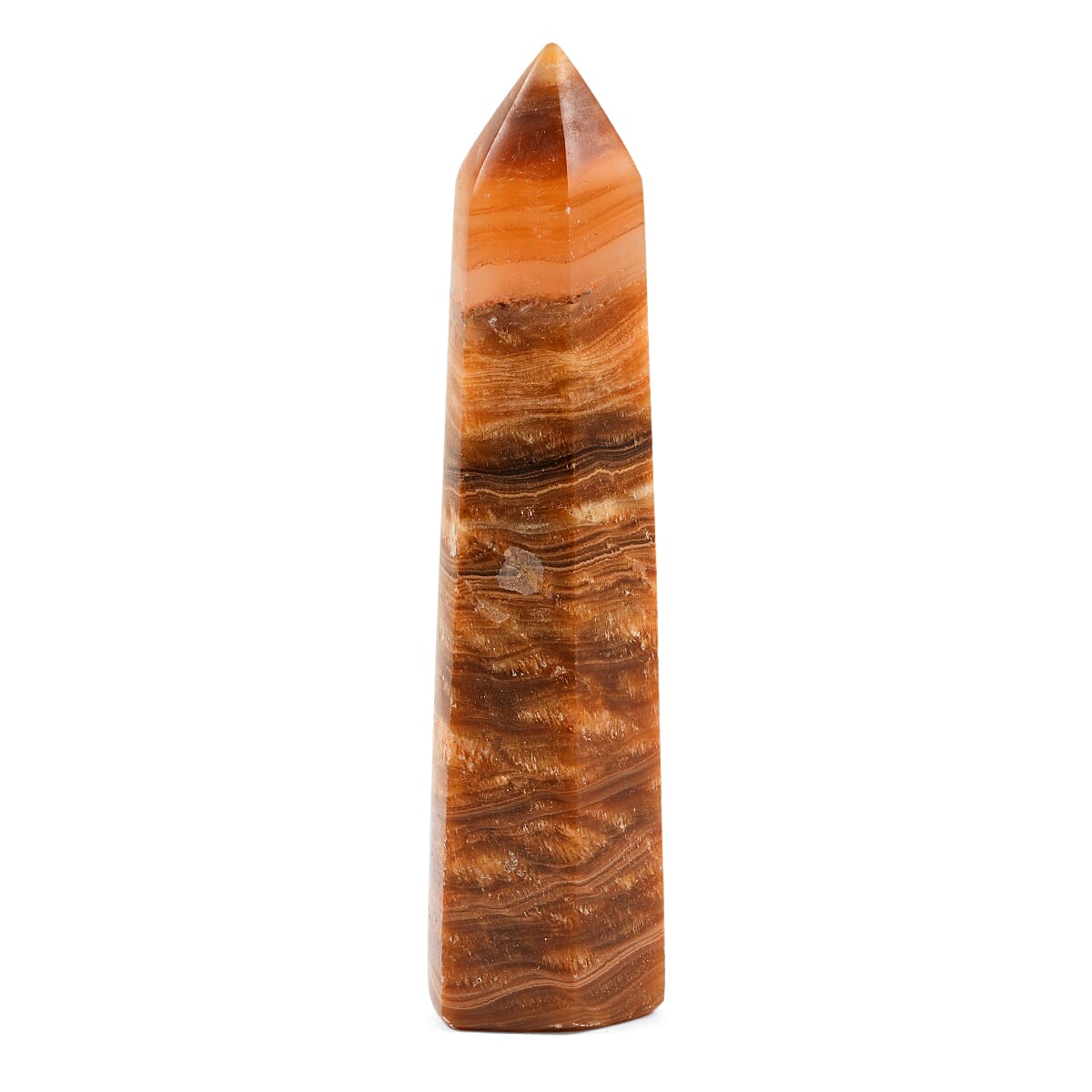 shop lc Calcite Brown Prism -Large 573ctw