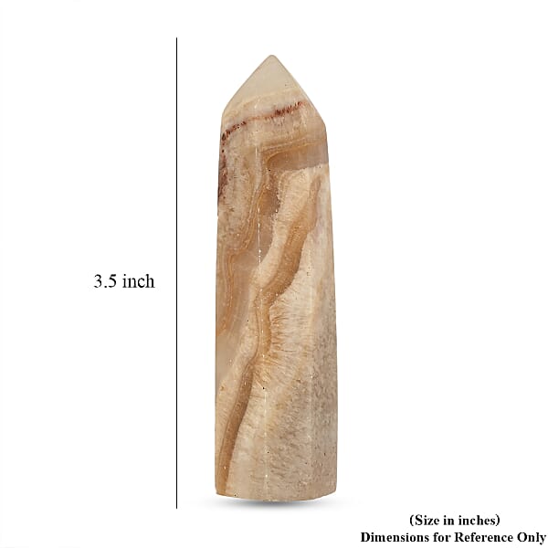 Shop Lc Calcite Brown Prism Tower -Small 361ctw
