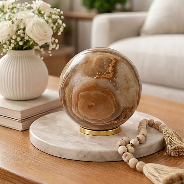 Shop Lc Calcite Brown Sphere (Ball) -Large 1657ctw