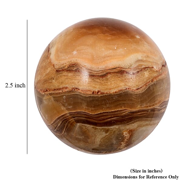 Shop Lc Calcite Brown Sphere (Ball) -Large 1657ctw
