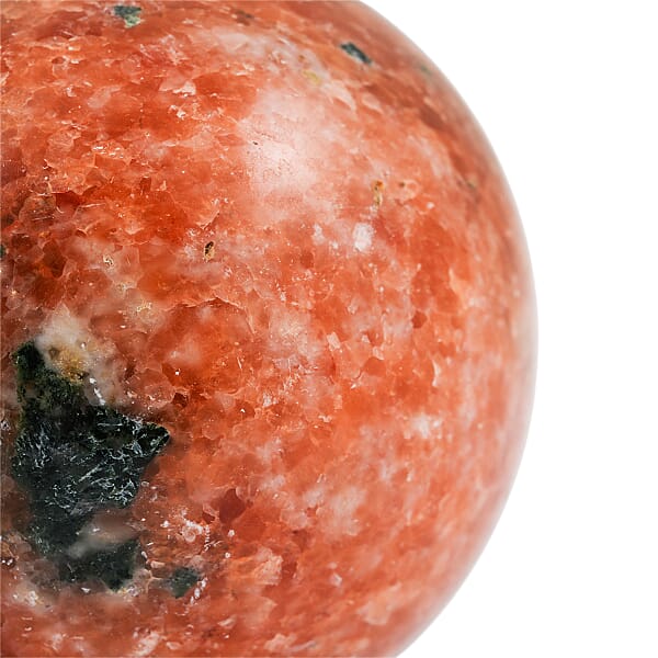 Shop Lc Calcite Orange Sphere (Ball) -Small 996ctw