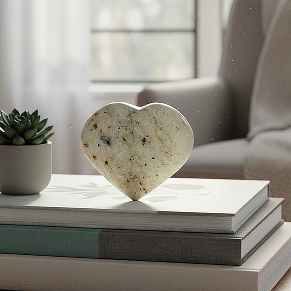 Shop Lc Calcite Yellow Heart Shape -Small 612ctw