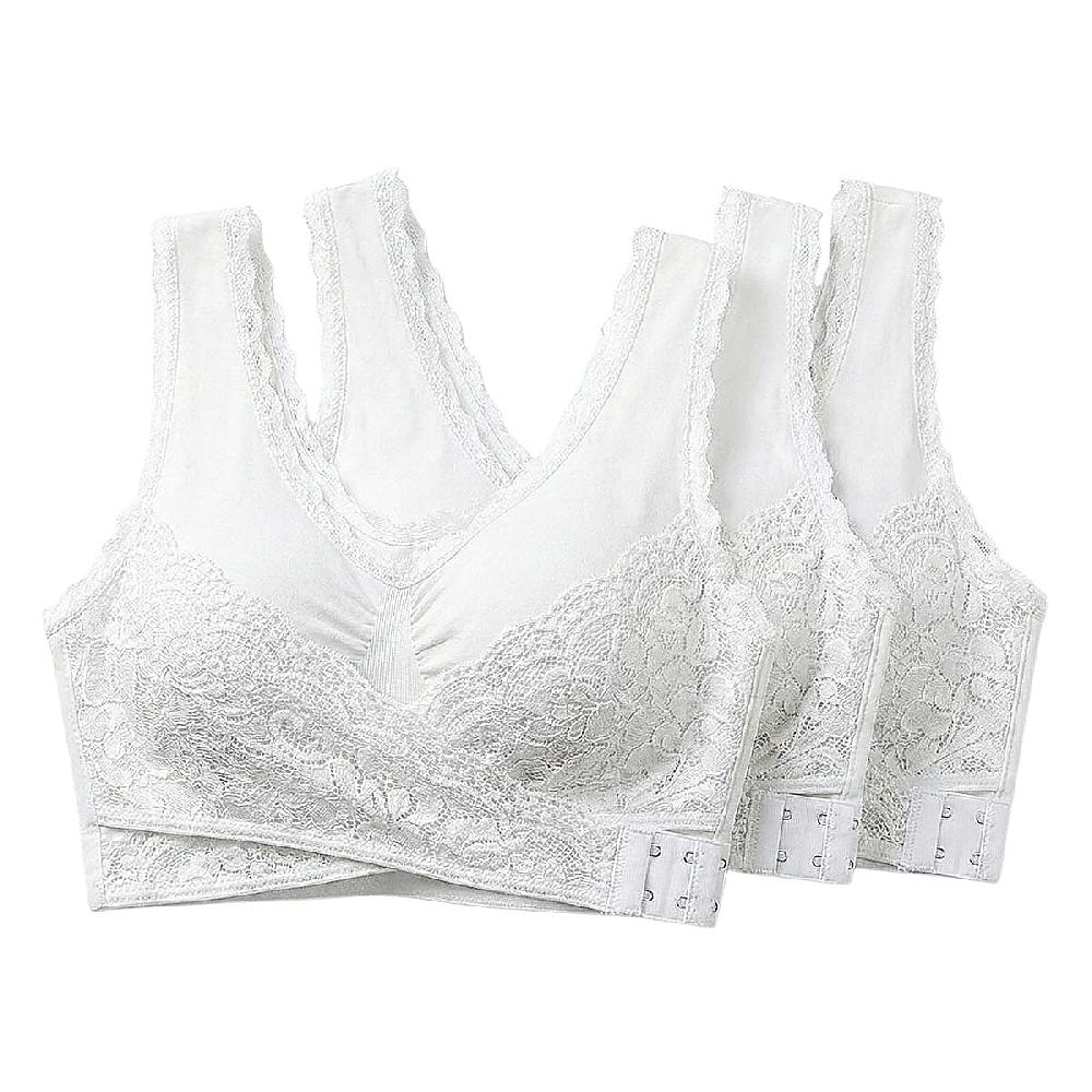 shop lc CaraMia Set of 3 White Bras- L
