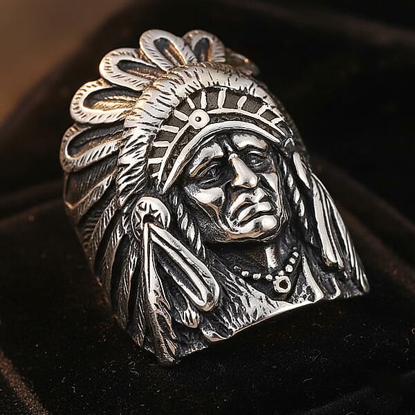 Shop Lc Chief Men's Ring In Stainless Steel