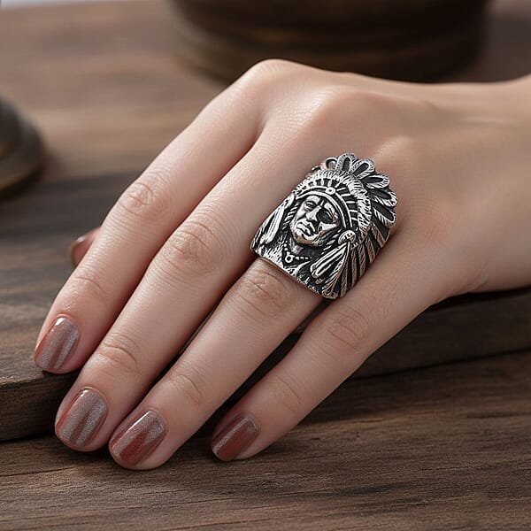 Shop Lc Chief Men's Ring In Stainless Steel