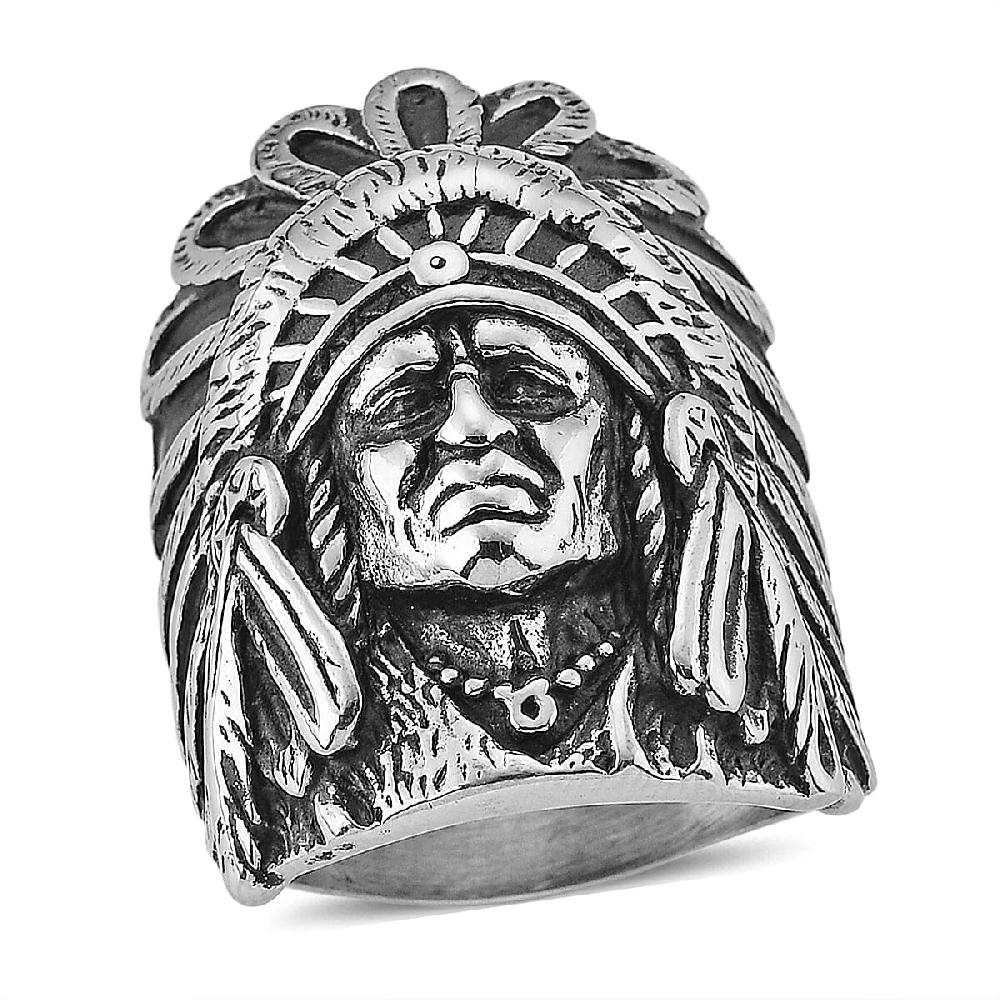 shop lc Chief Men's Ring in Stainless Steel