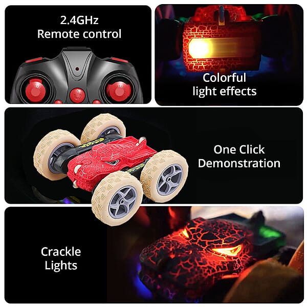 Shop Lc Closeout Red Dinosaur Stunt Cars