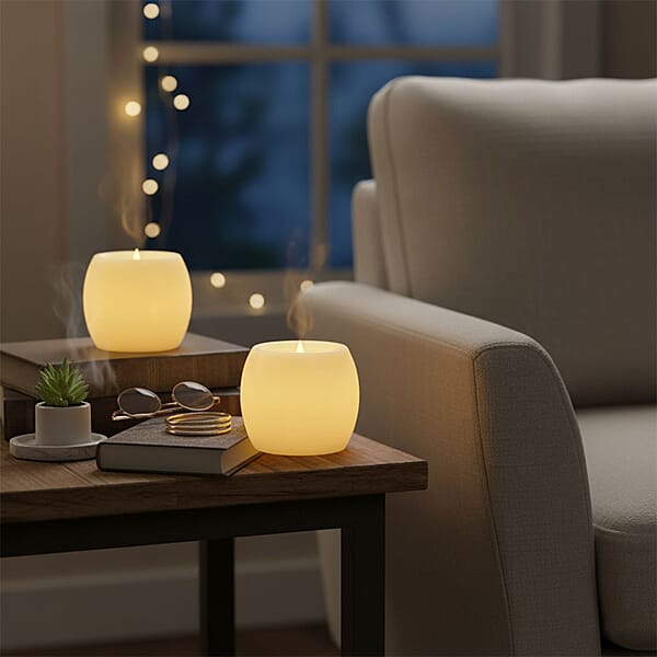Shop Lc Closeout Set Of 2 Candles