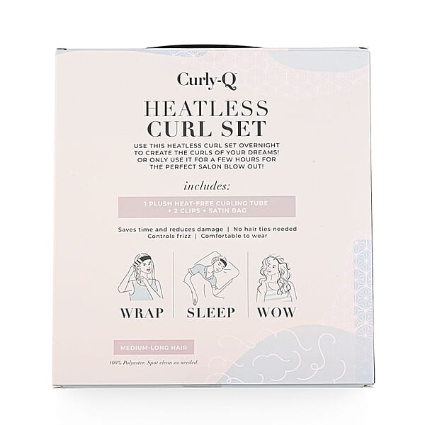 Shop Lc CurlyQ Long Dusty Mauve Curling Wrap & Clips