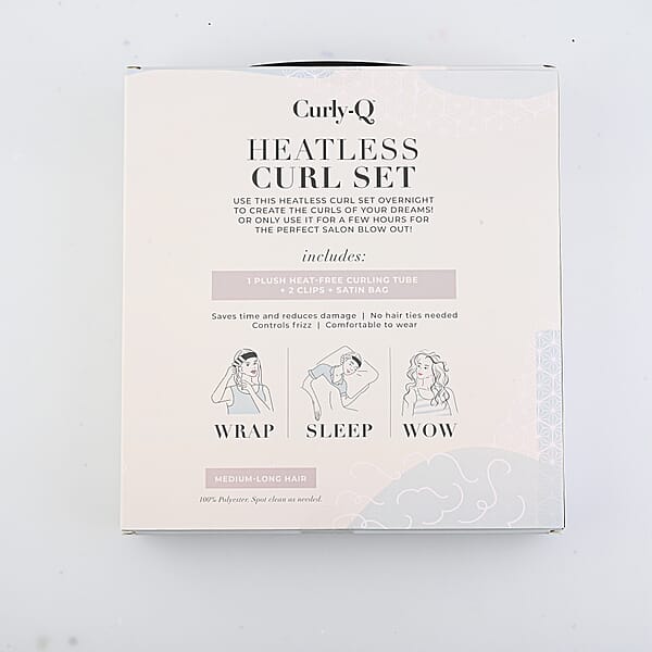 Shop Lc CurlyQ Long Dusty Mauve Curling Wrap & Clips