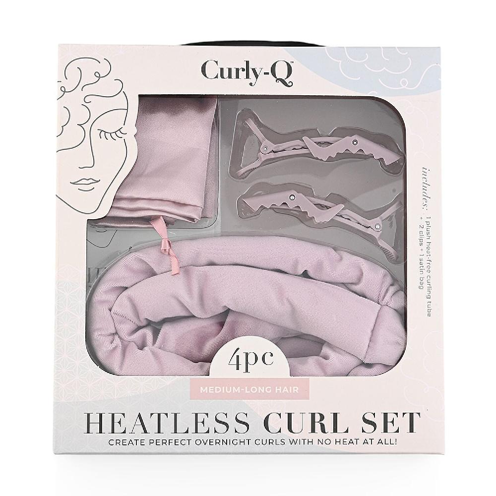 shop lc CurlyQ Long Dusty Mauve Curling Wrap & Clips