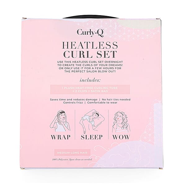 Shop Lc CurlyQ Long Dusty Rose Curling Wrap & Clips
