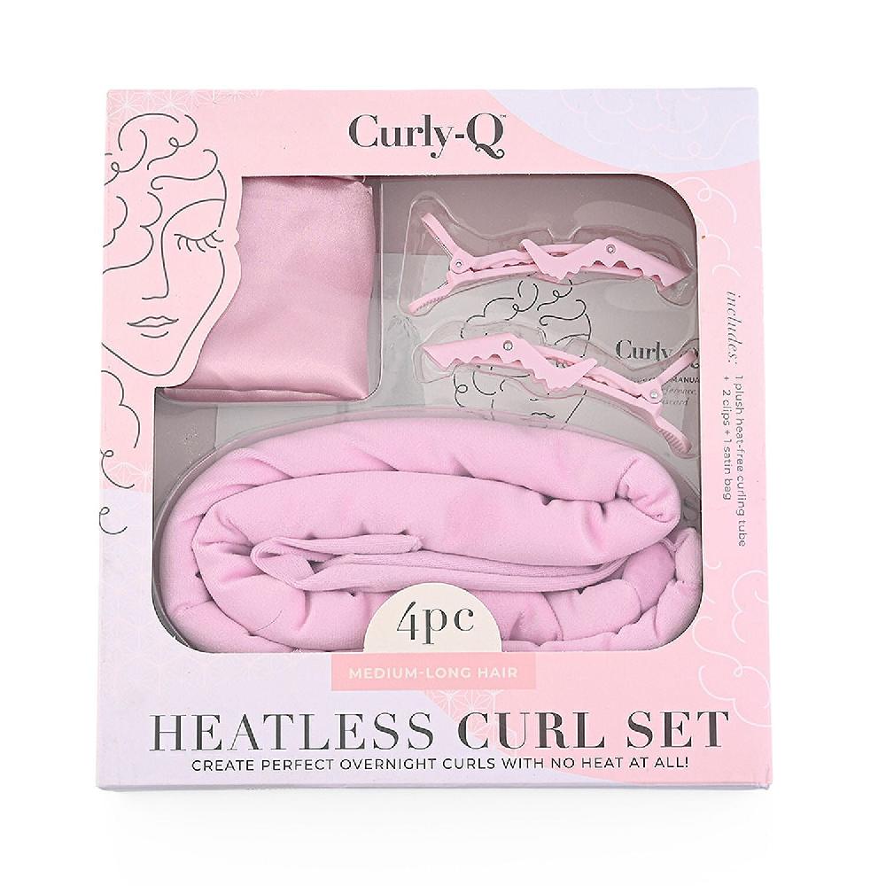 shop lc CurlyQ Long Dusty Rose Curling Wrap & Clips
