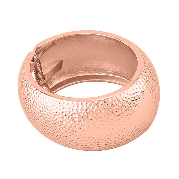 Shop Lc Dome Bangle Bracelet In Rosetone (7.00 In)