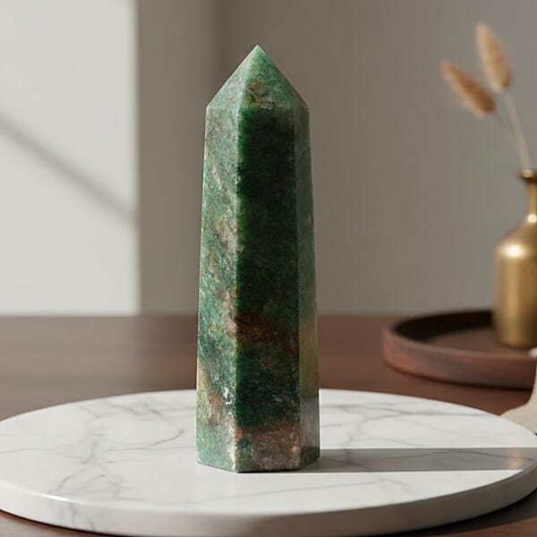Shop Lc Fuchsite Prism Tower -Medium 669ctw