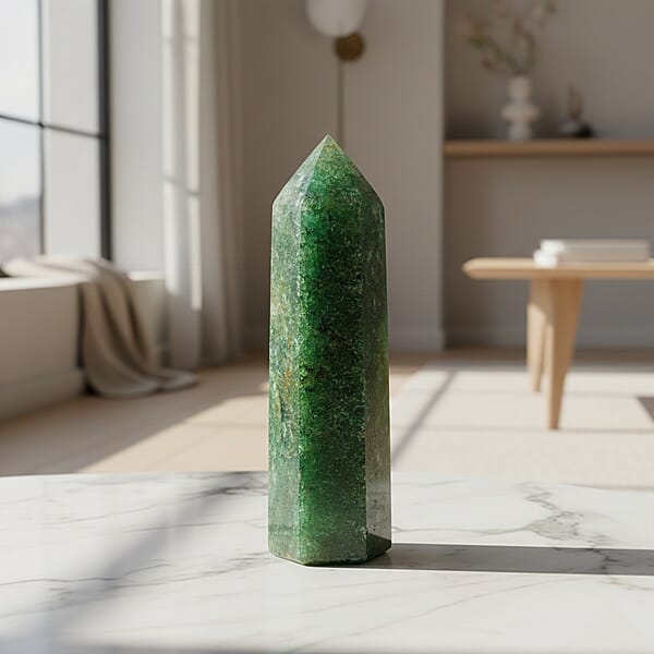 Shop Lc Fuchsite Prism Tower -Small 514ctw