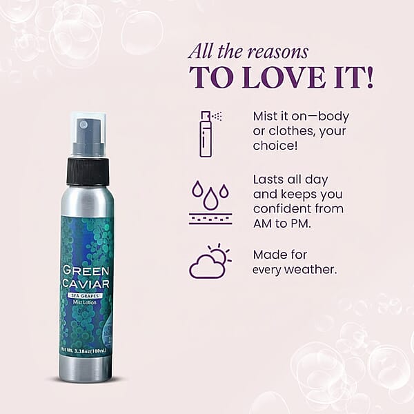 Shop Lc Green Caviar Sea Grapes Mist Lotion (3.38oz)