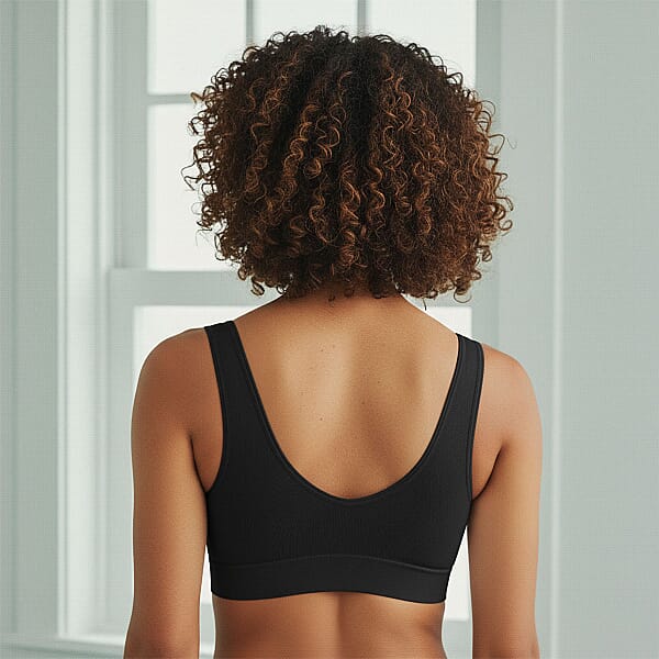 Shop Lc HANES Black Seamless Softcup Bra - M