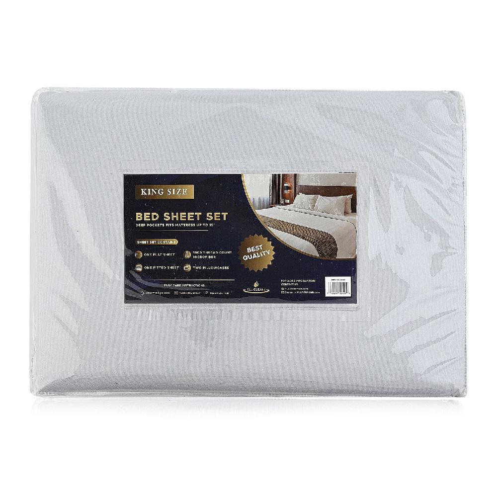 shop lc Iman Grey Bed Sheet - King