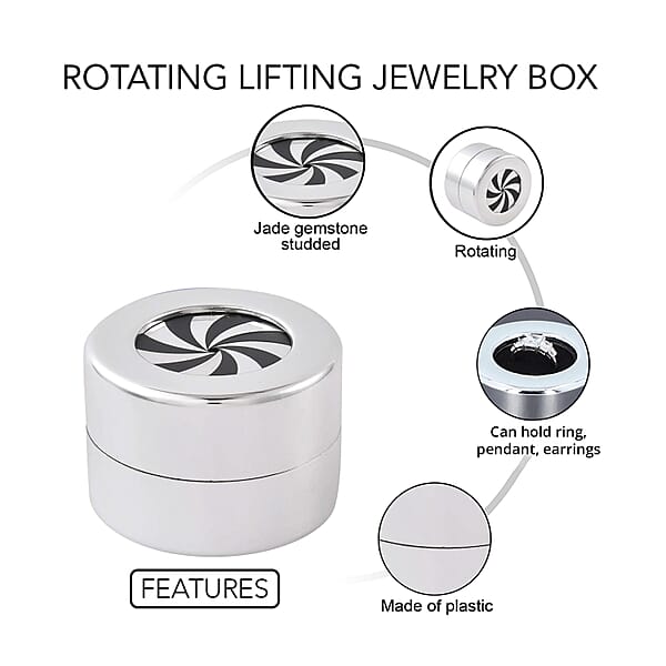 Shop Lc Jade Sponge & Black Flannelette Jewelry Box