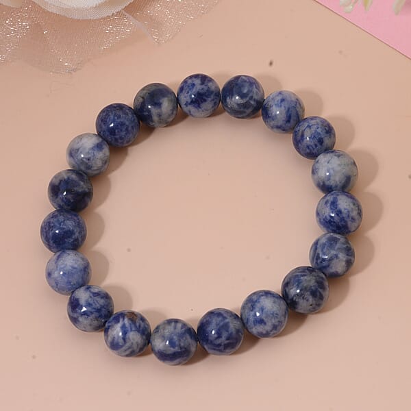 Shop Lc Jasper 126.00 Ctw Beaded Stretch Bracelet
