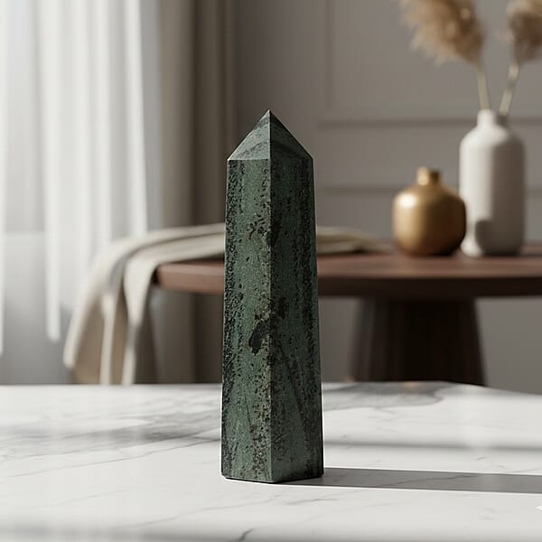 Shop Lc Jasper Green Prism Tower -Small 492ctw