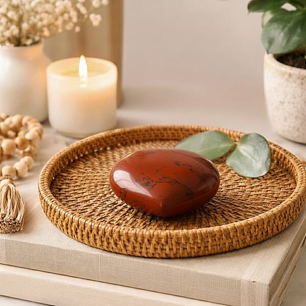 Shop Lc Jasper Red Heart Shape -Small 621ctw