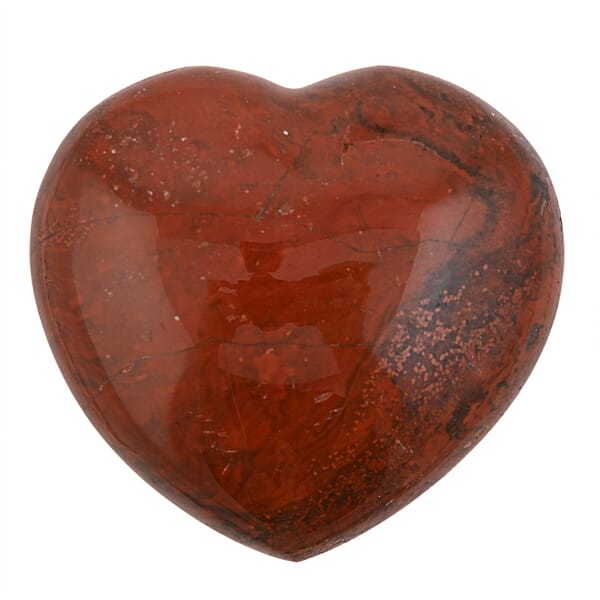 Shop Lc Jasper Red Heart Shape -Small 621ctw