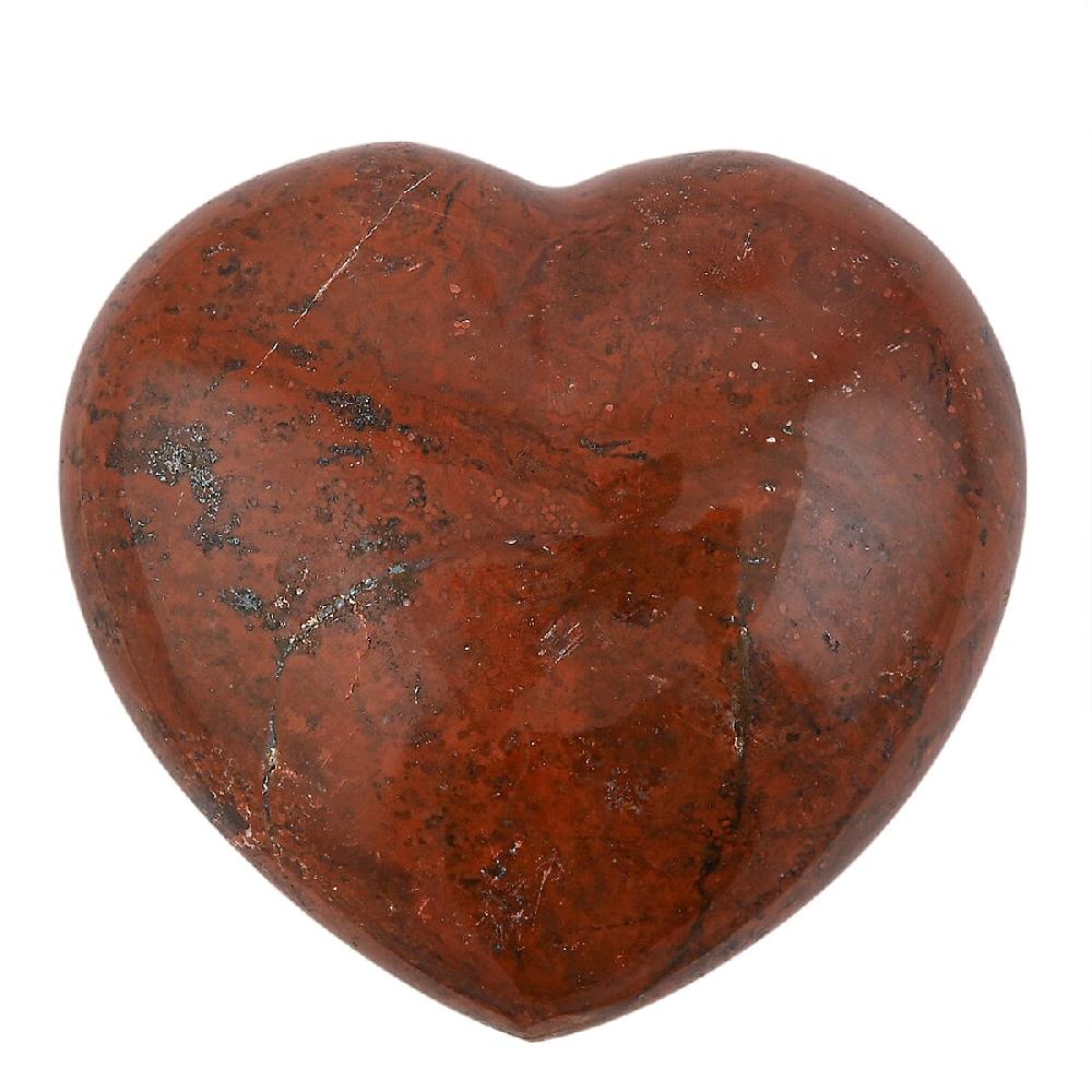 shop lc Jasper Red Heart Shape -Small 621ctw