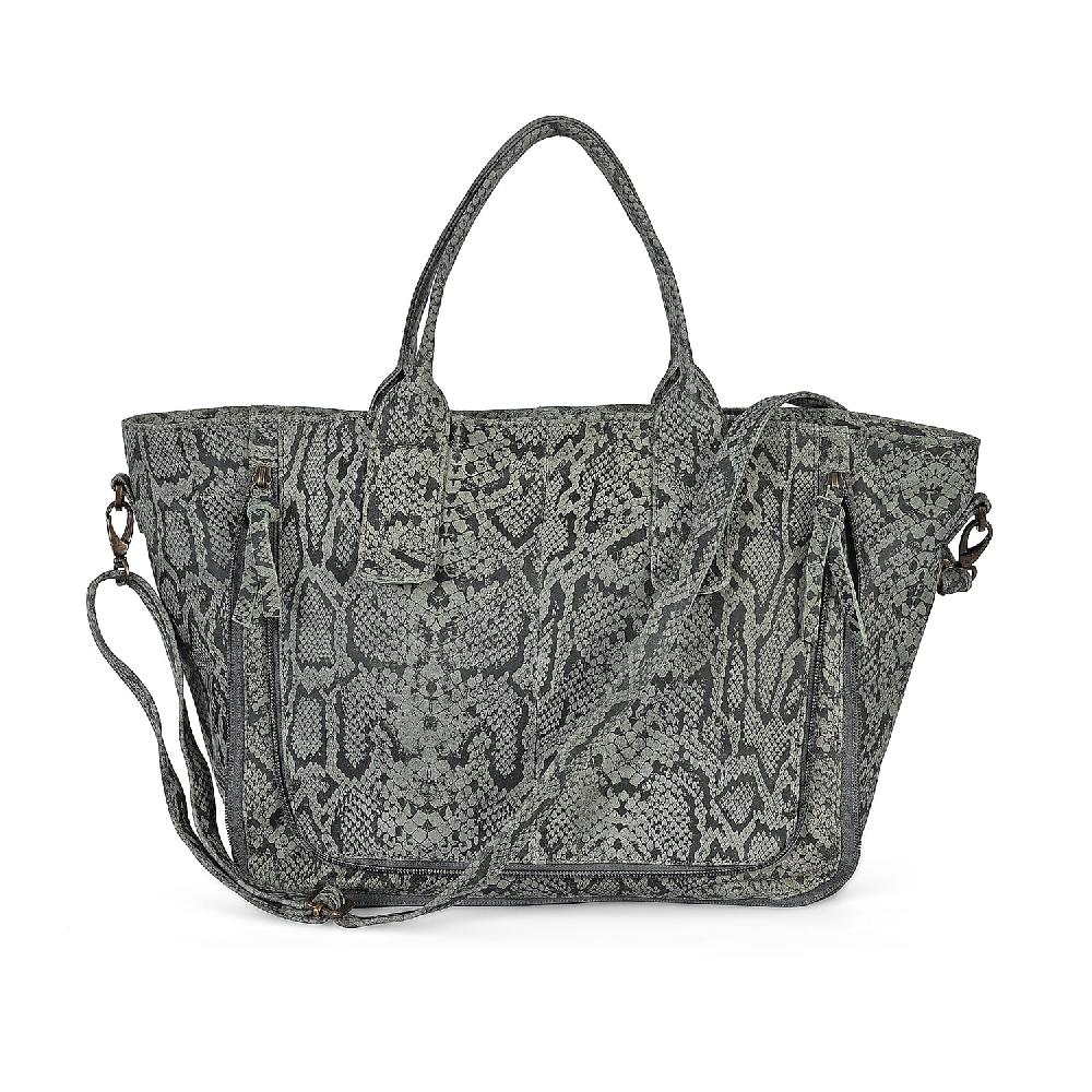 shop lc LA MAREY Gray 100% Genuine Leather Tote Bag
