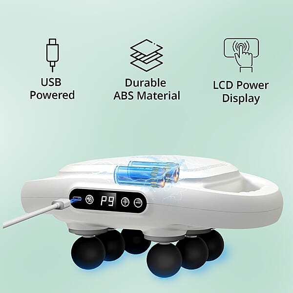 Shop Lc Livmore 6pcs Head Fascia Gun - White