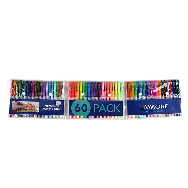 Shop Lc Livmore Set Of 60pcs Colorful Artists Pens
